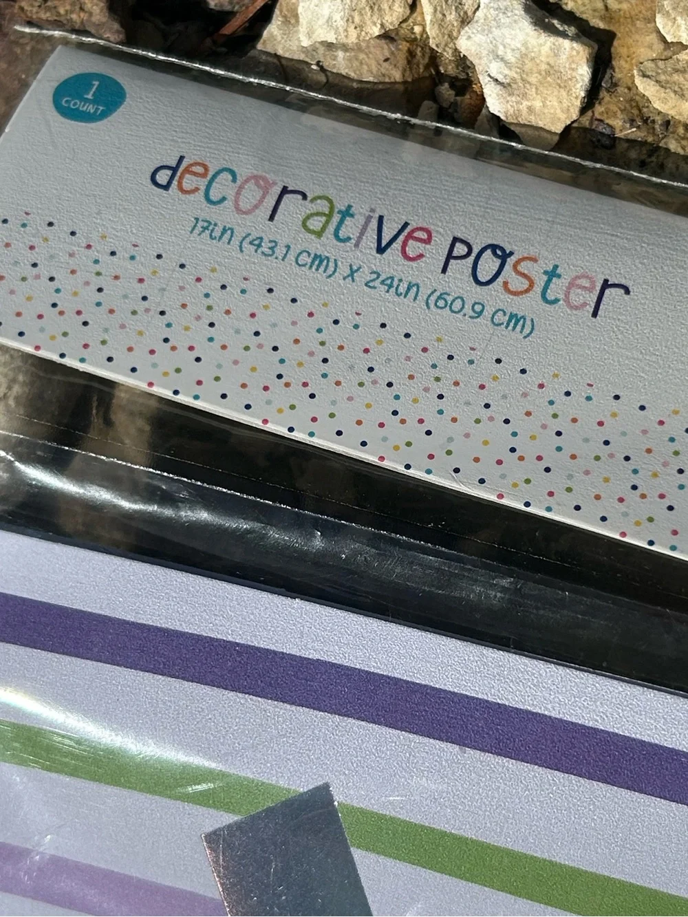 🩶5/$30 Set of 2 Decorative Posters Hip Hip Hooray & Yay Colorful Party Decor